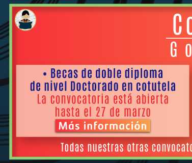 Convocatoria de becas del gobierno francés: 'Programa de apoyo a movilidad para doctorado en co-tutela'